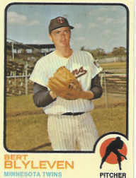 1973 Topps Baseball Cards      199     Bert Blyleven